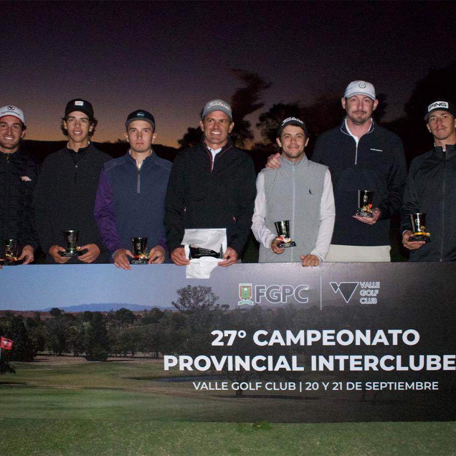Río Cuarto Golf Club y Córdoba Golf Club, campeones del 27° Campeonato Provincial Interclubes de la FGPC