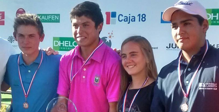 El equipo de la Federación de Golf de Córdoba se adjudicó la competencia por equipos en el 30° Campeonato Internacional de Menores en La Granadilla, Chile