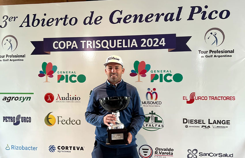 Clodomiro Carranza se corona campeón en el 3° Abierto de General Pico