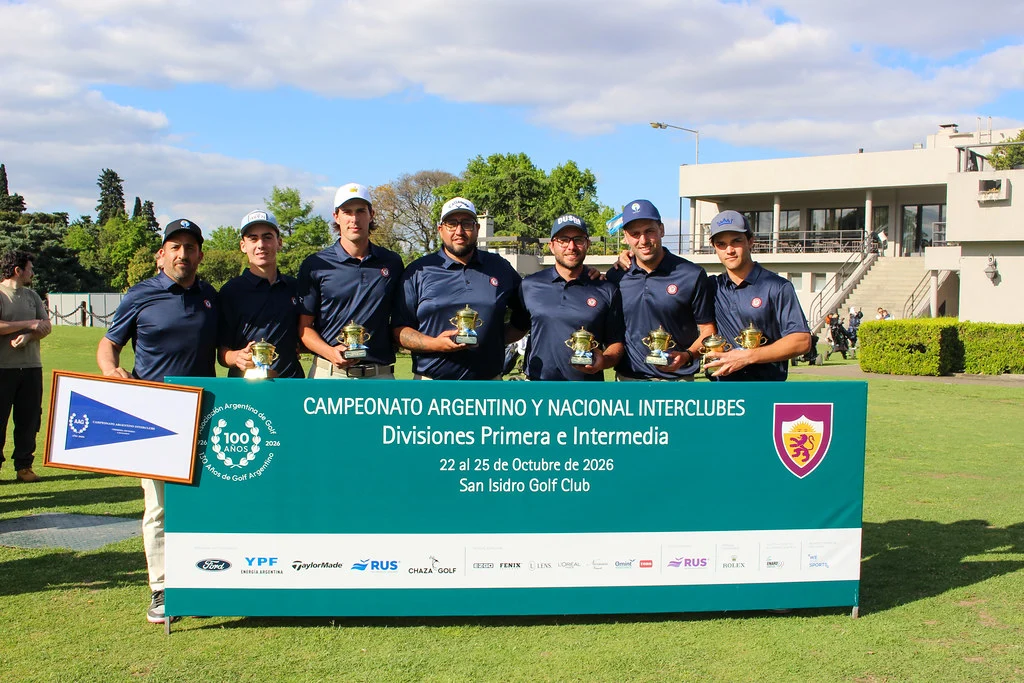 Río Cuarto Golf Club, campeón argentino Interclubes de Caballeros 2026
